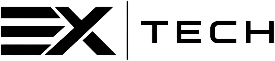Logo principal noir EX TECH